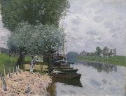 Alfred Sisley La Seine a Bougival USA oil painting artist